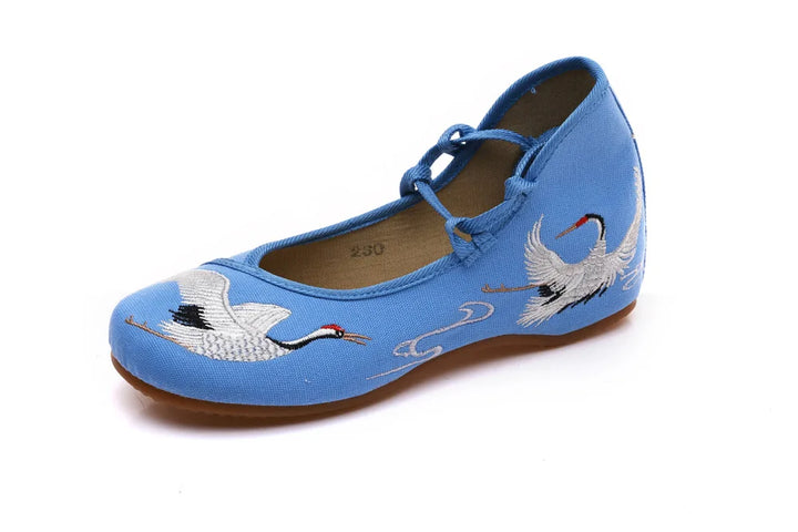 Cignella Crane™ Embroidered Shoes